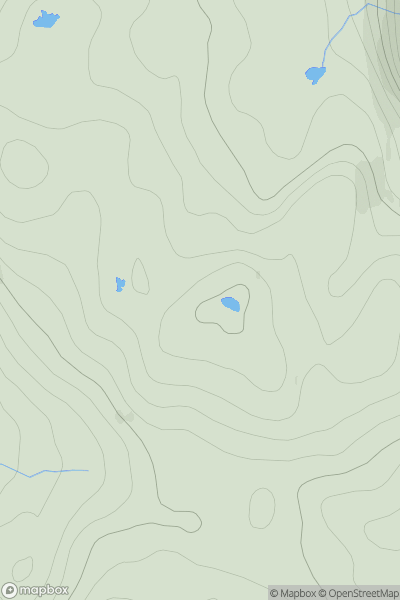 Thumbnail image for Carn Dearg [Loch Maree to Loch Broom] [NH162839] showing contour plot for surrounding peak